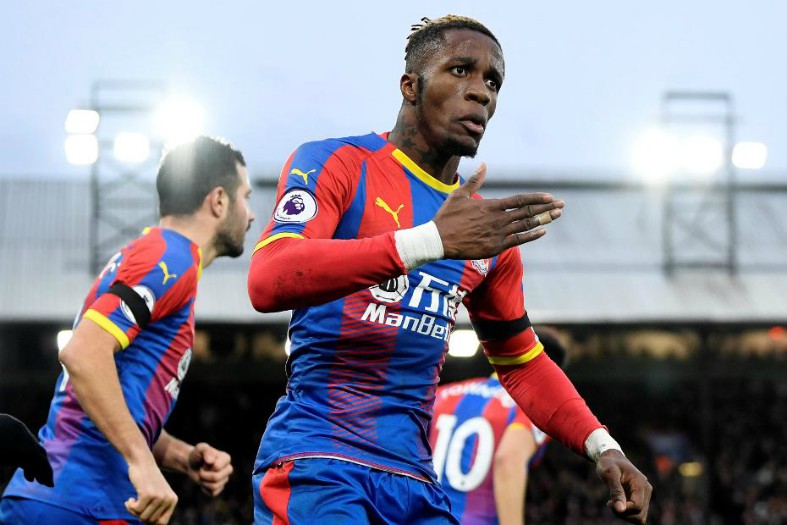 wilfried zaha celebration