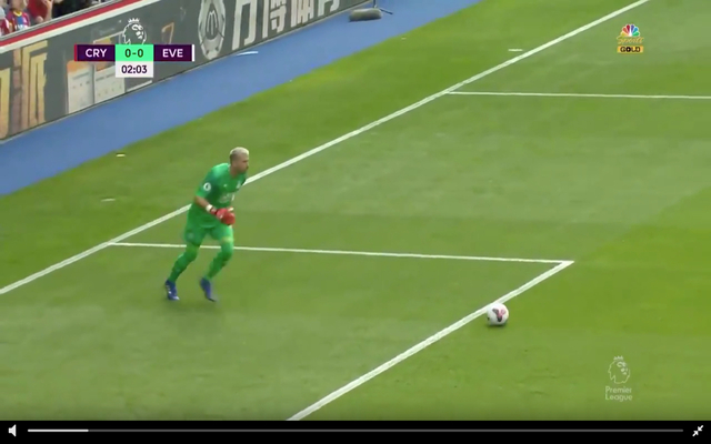 Palace-keeper-Guaita-struggles-to-take-goal-kick-because-of-wind