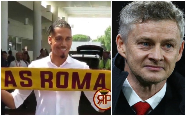 Smalling-in-Rome-ahead-of-loan-move