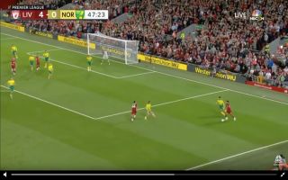 Video Salah S Lovely Backheel In Liverpool S 4 1 Win Vs Norwich