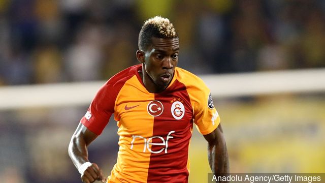 Henry Onyekuru in action for Galatasaray