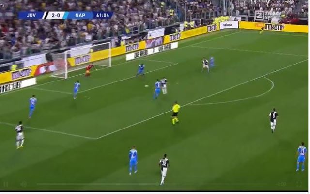 Ronaldo goal vs Napoli