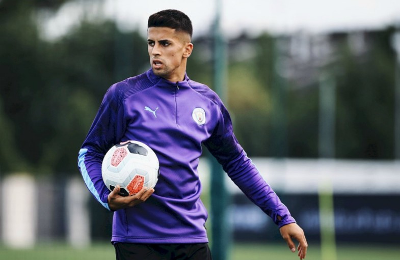 Footage of bizarre Joao Cancelo interview after winning goal for