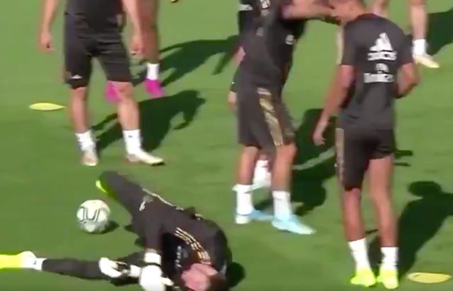 Courtois-Hazard-Real-Madrid-training