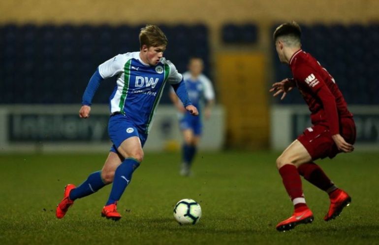 Gelhardt-in-action-for-Wigan-against-Liverpool's-youth-team
