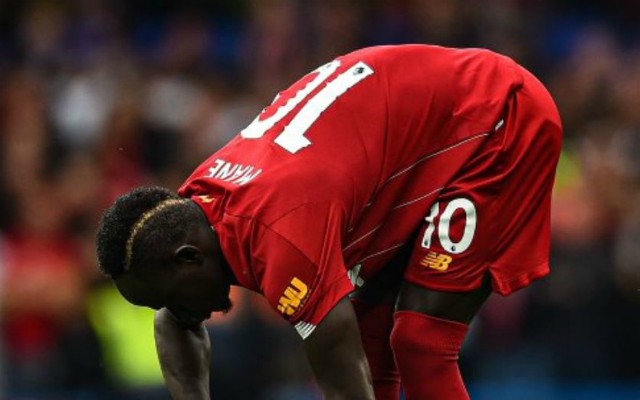 Sadio Mane was injured as Liverpool won at Chelsea