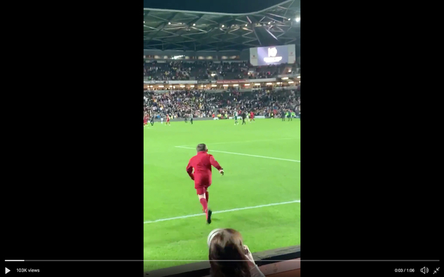 Video-Liverpool-fan-gets-shirt-after-running-onto-the-pitch-vs-MK-Dons