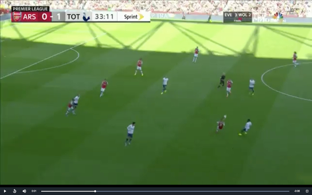 Video-Torreira-superb-skill-and-pass-vs-Tottenham