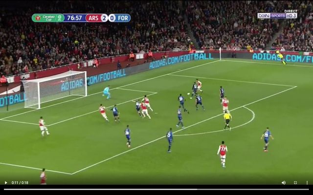 Video: Willock scores for Arsenal after lovely Bellerin vs Forest