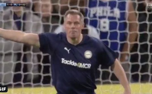 Carragher Neville Vincent Kompany match video
