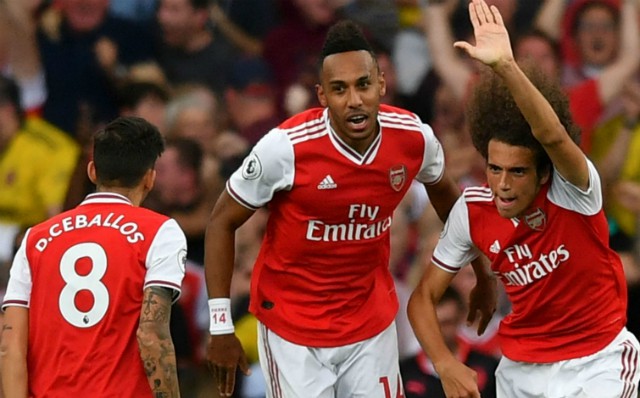 ceballos aubameyang guendouzi arsenal