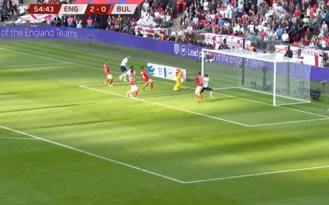 Video: England counter-attack Sterling goal vs Bulgaria