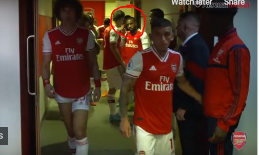 Lacazette Sokratis Arsenal Tottenham video