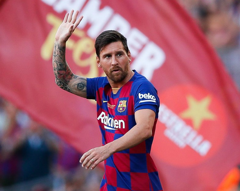 barcelona new kit messi