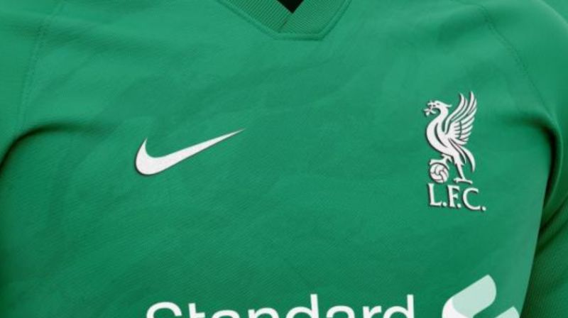 Store forhindre Gum Liverpool Nike away kit green