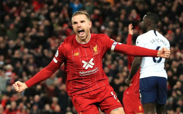 Henderson Liverpool Tottenham