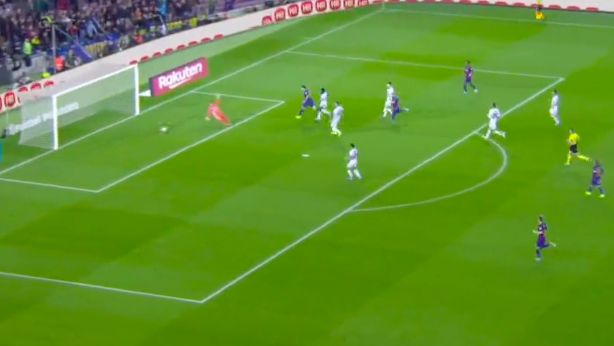 Suarez goal video Barcelona Valladolid