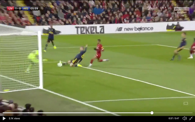Video-Mustafi-own-goal-vs-Liverpool