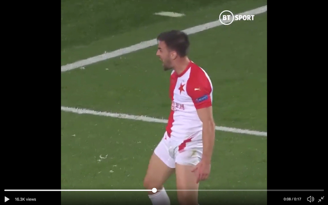 Video-Prague-defender-epic-reaction-to-tackling-Messi