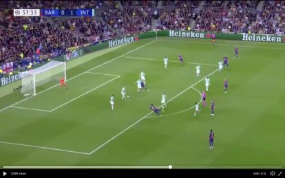 Video: Suarez levels for Barcelona with stunning volley vs Inter