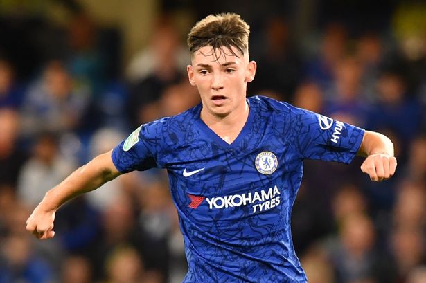 Billy Gilmour in action for Chelsea