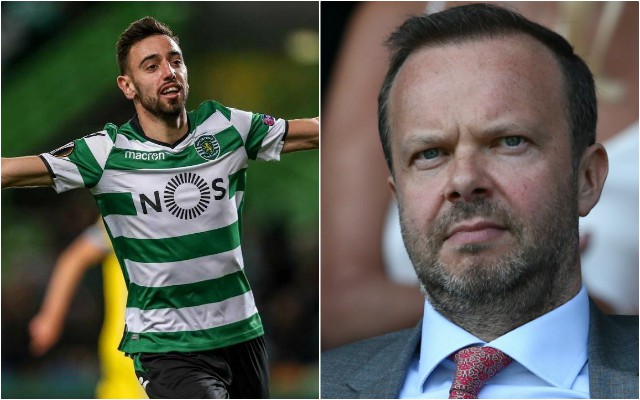 bruno fernandes ed woodward man utd