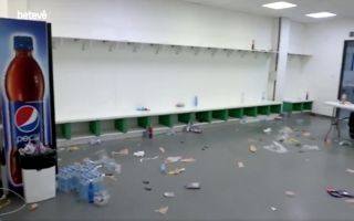 Video Barcelona Leave Slavia Dressing Room Horrible State