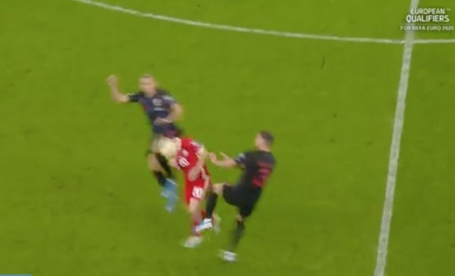 Video: Dan James head injury Wales vs Croatia Man United