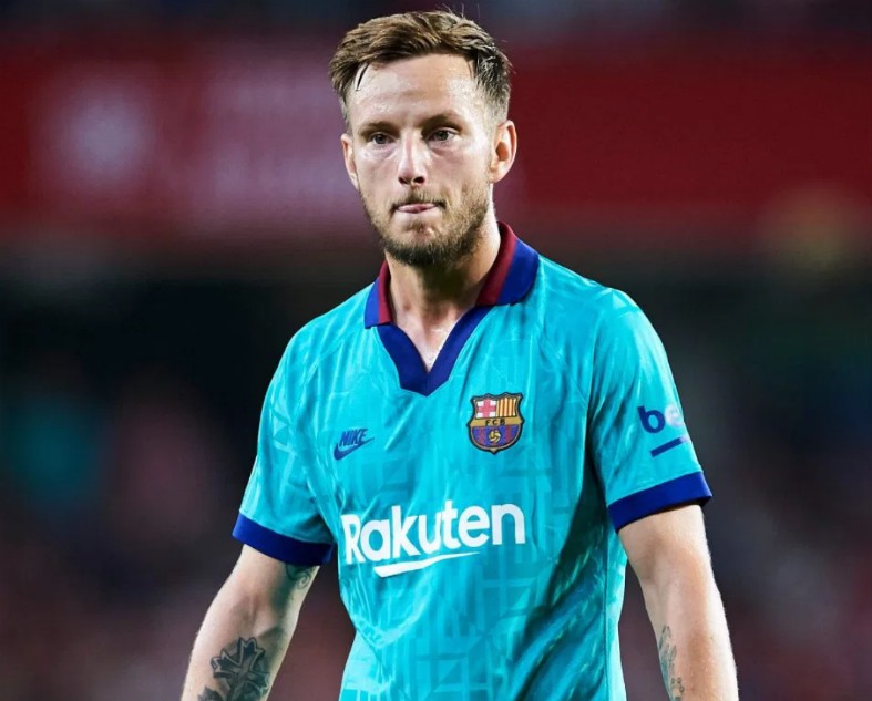 rakitic barcelona blue away kit