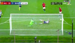 Video Marcus Rashford Misses Open Goal For Manchester United Vs Brighton Caughtoffside