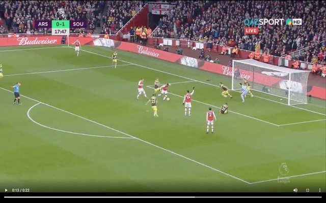 Video-Lacazette-equaliser-for-Arsenal-against-Southampton
