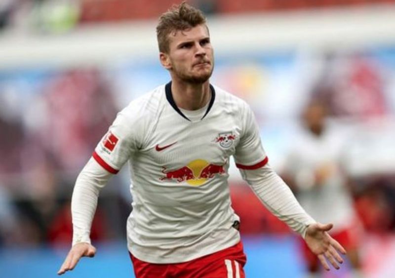 Werner in action for Leipzig