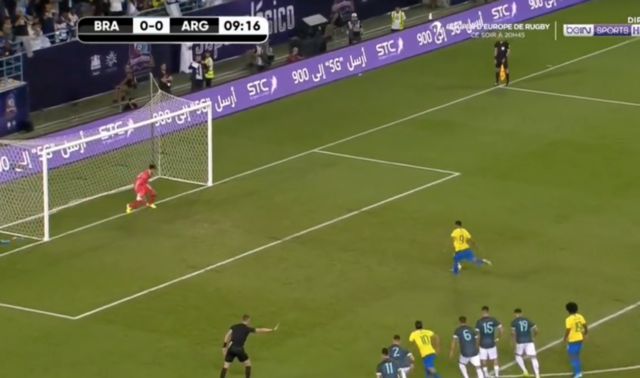Video Gabriel Jesus Awful Penalty Miss Brazil Argentina
