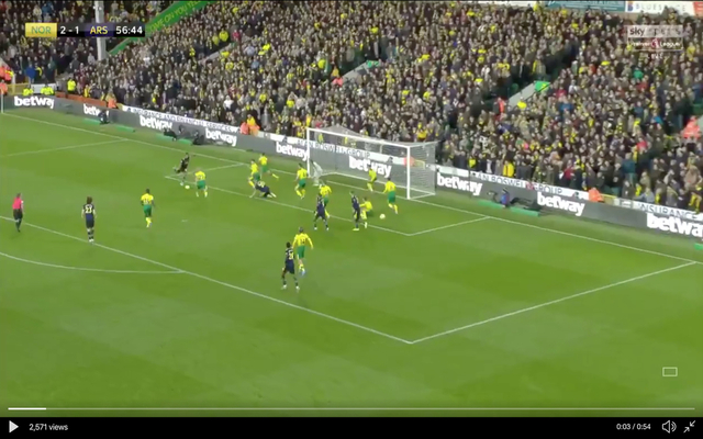 Video-Aubameyang-second-goal-vs-Norwich