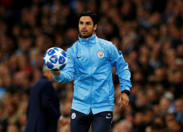 man city mikel arteta