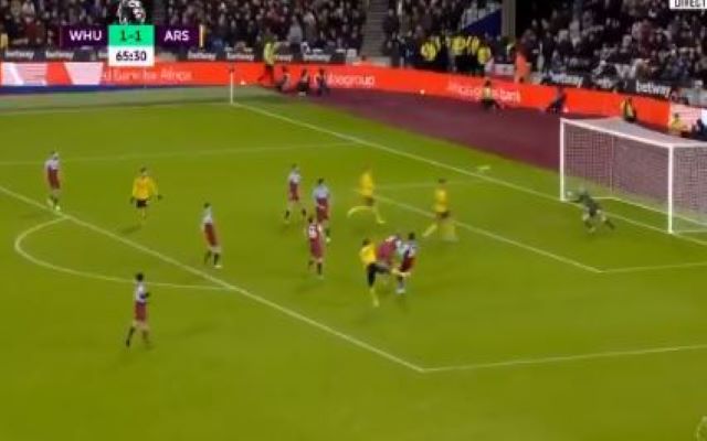 Video: Nicolas Pepe goal Arsenal vs West Ham 2-1