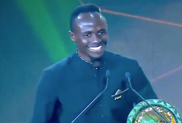 Sadio Mane African Player of the Year speech