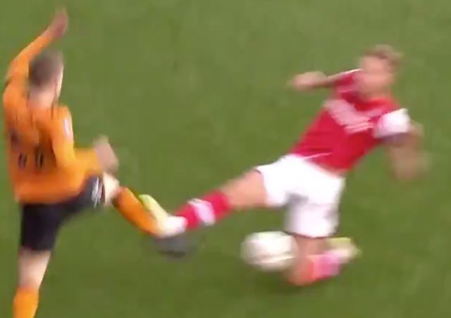 Video: Rotherham's Thompson red after horror tackle vs Hull