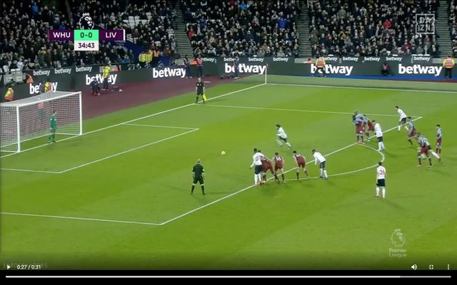 Video: Salah scores ice-cold penalty for Liverpool vs West Ham