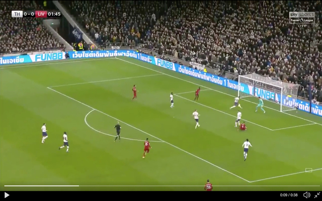Video-Tanganga-block-for-Spurs-vs-Liverpool