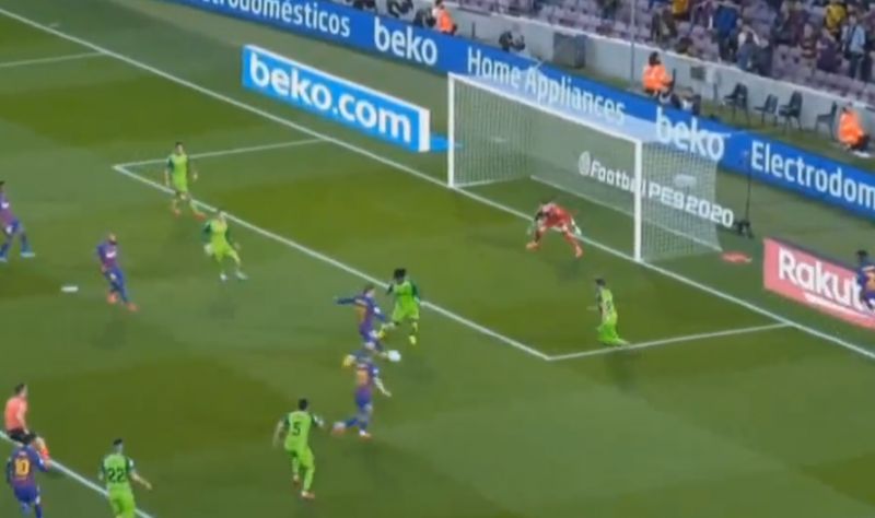 Griezmann goal video Barcelona vs Leganes