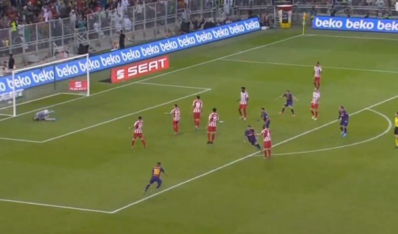 Video: Lionel Messi finds yet another way to score with brilliant ...