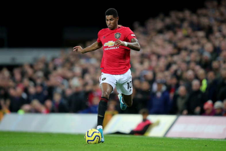 rashford in action for man utd