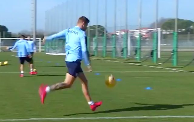 Milinkovic-Savic goal Lazio training