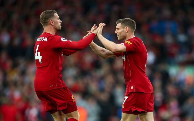 Milner and Henderson for Liverpool