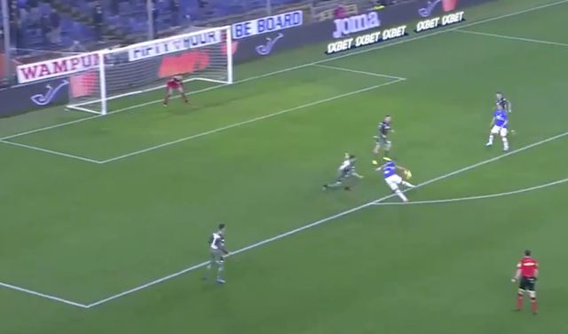 Quagliarella goal Samp Napoli