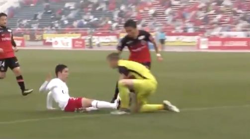 Yuta Matsumura red card video just nine minutes into debut