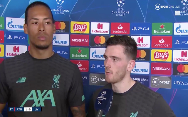 Video-Robertson-and-Van-Dijk-after-defeat-to-Atletico