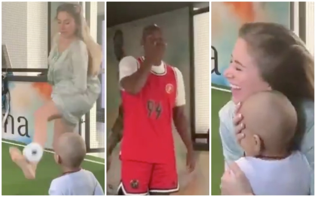 Video: Zulay Pogba's failed attempt at toilet paper challenge