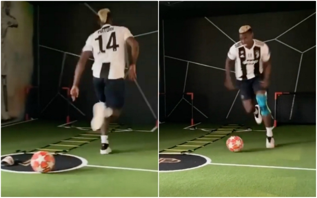 Pogba and Matic go head-to-head for who has the better swag just before  Training (HILARIOUS) 